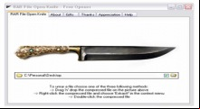 RAR File Open Knife