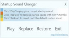 Startup Sound Changer