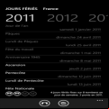 Jours fériés